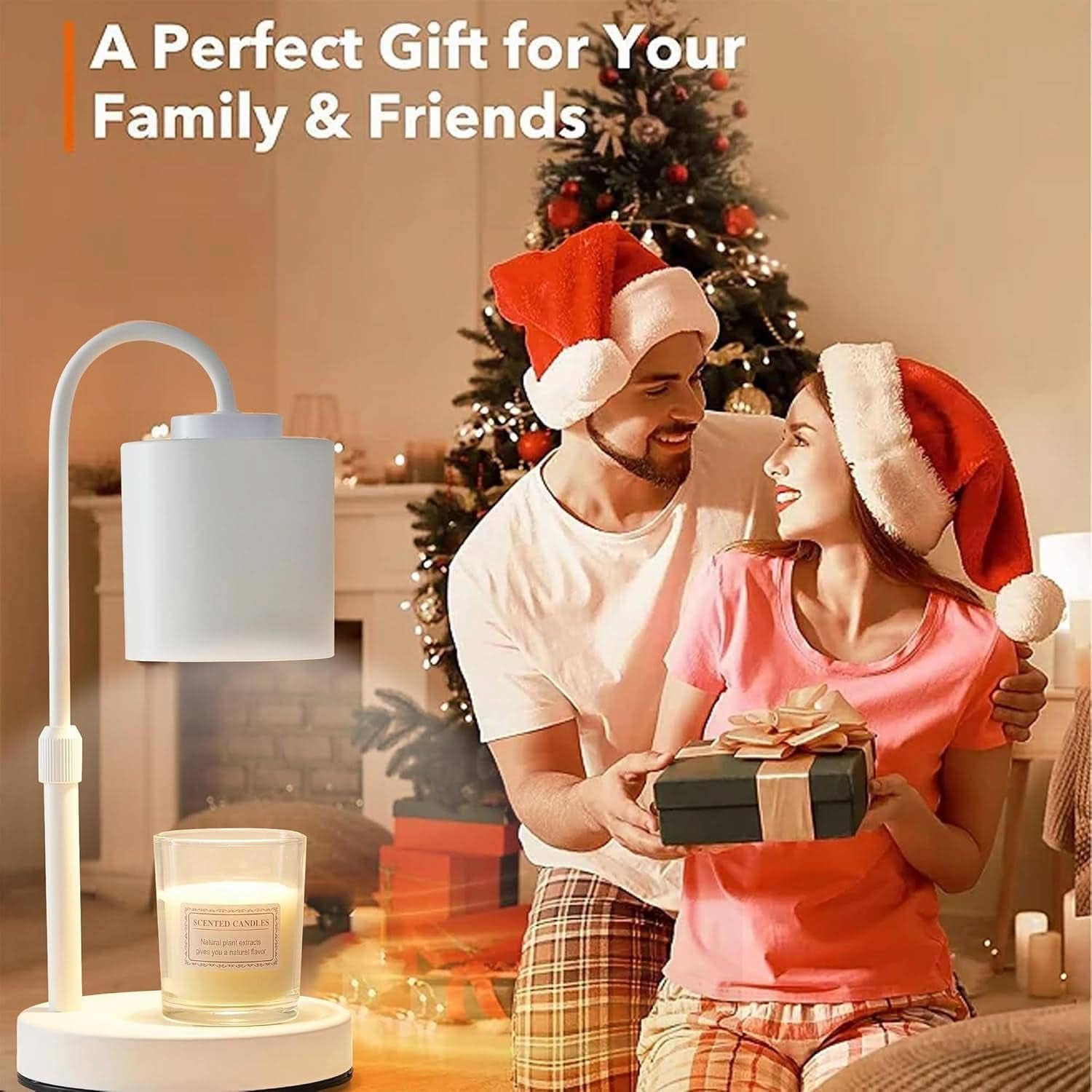 White Commercial Grade Candle Warmer Lamp With Timer