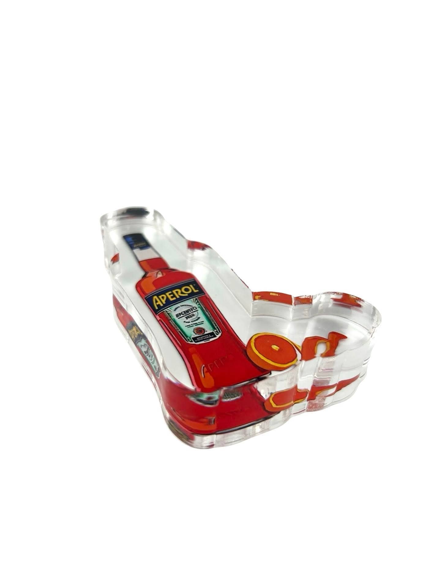 Acrylic Napkin Weight, Orange Cocktail