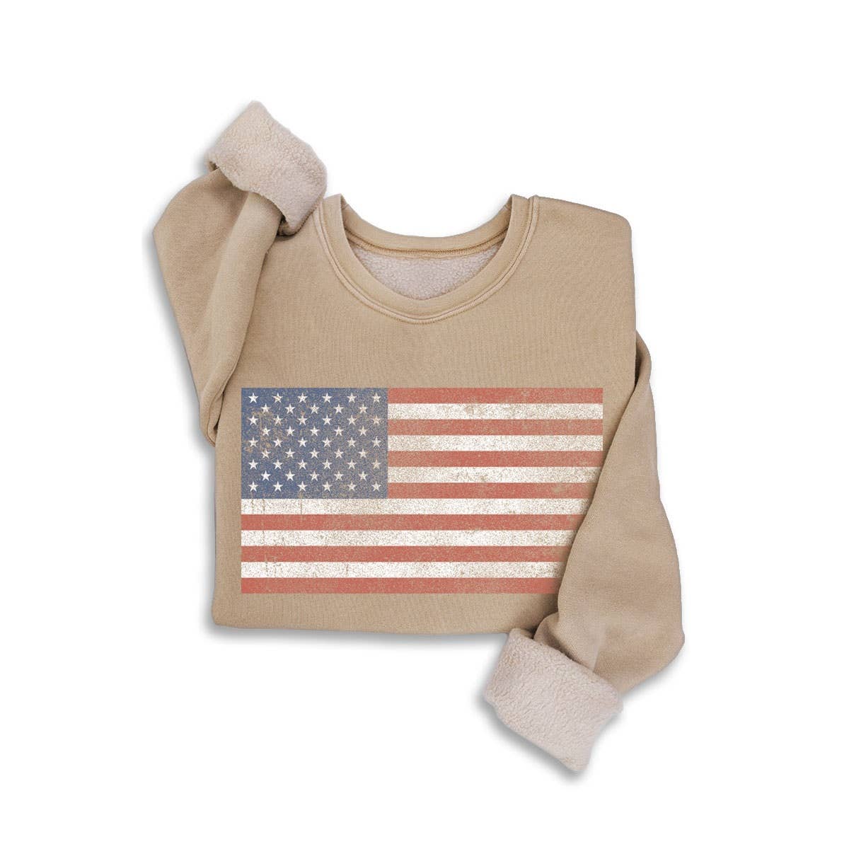 VINTAGE AMERICAN FLAG MINERAL SWEATSHIRTS