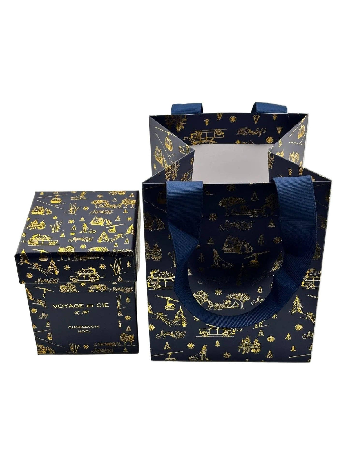 Voyage et cie-Après Ski Collection - Blue & Gold
