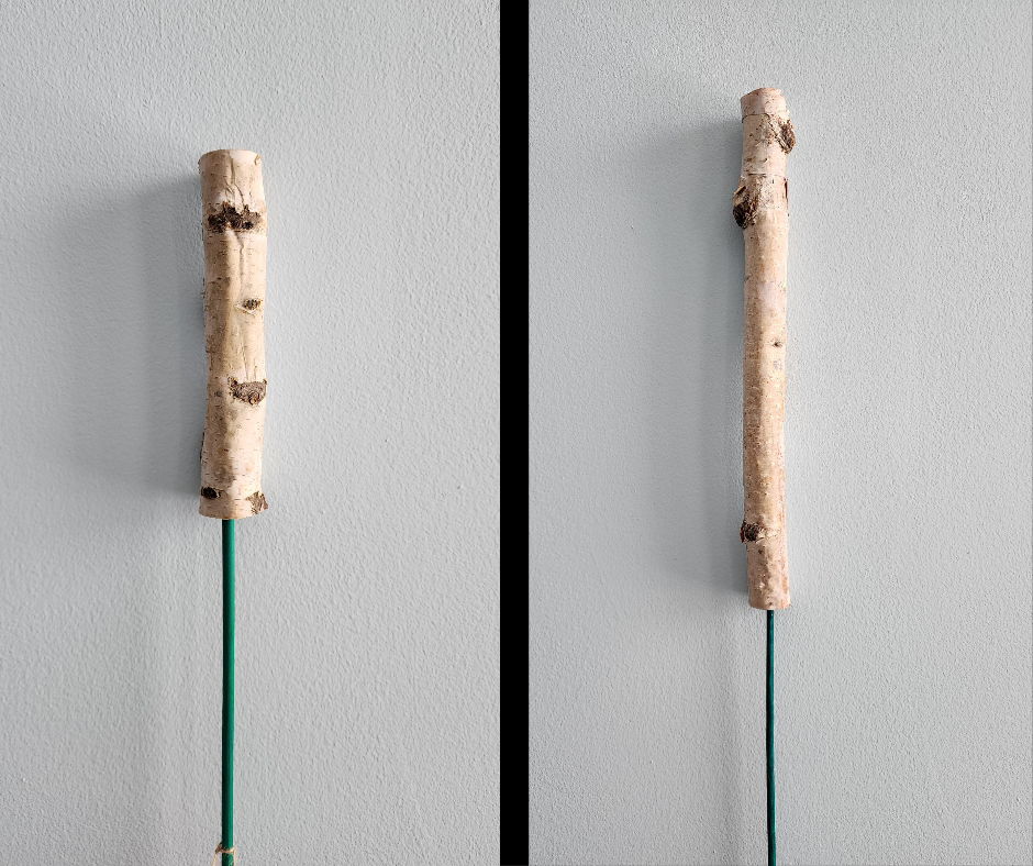 Birch Mini Pole W/Pick