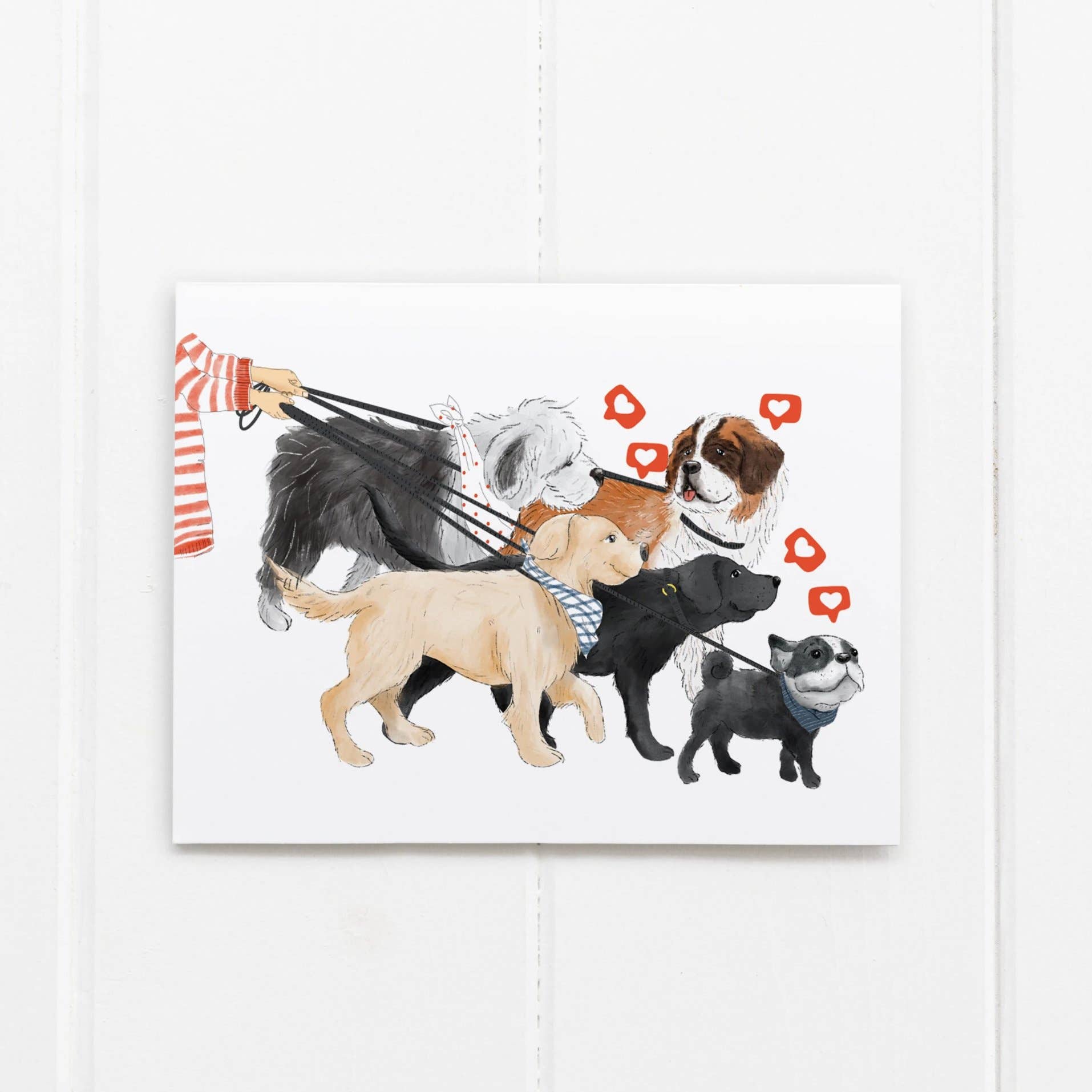 Dog walk Card
