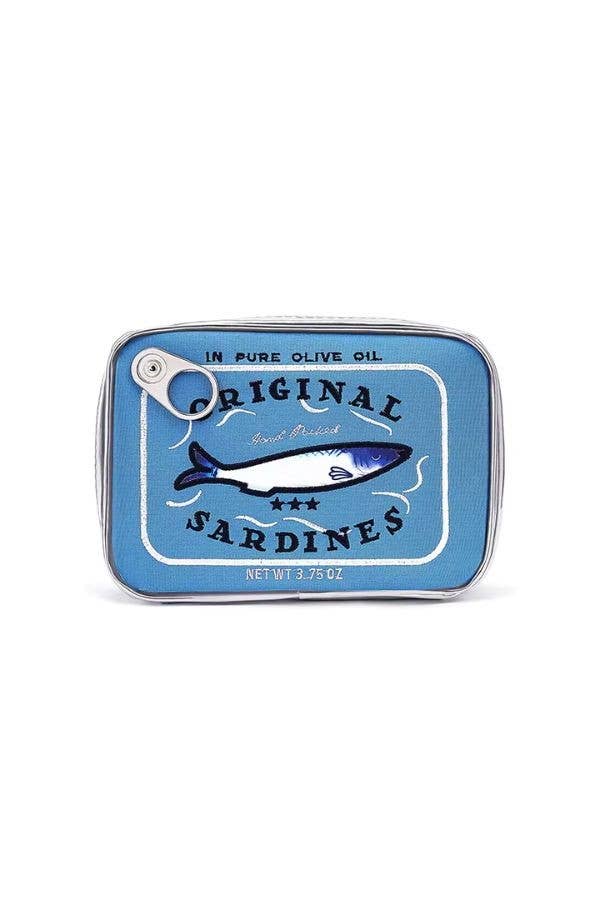 Sardine's Tin Can Gift Cosmetic Bag-Orange