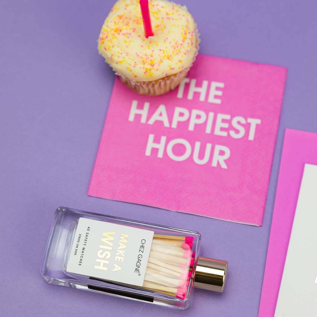 The Happiest Hour - Party Cocktail Napkins, Hostess Gift