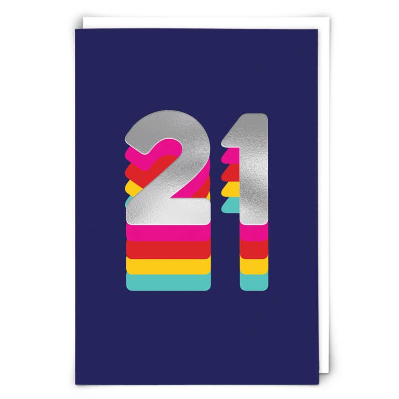 21 Birthday Card-cloud nine