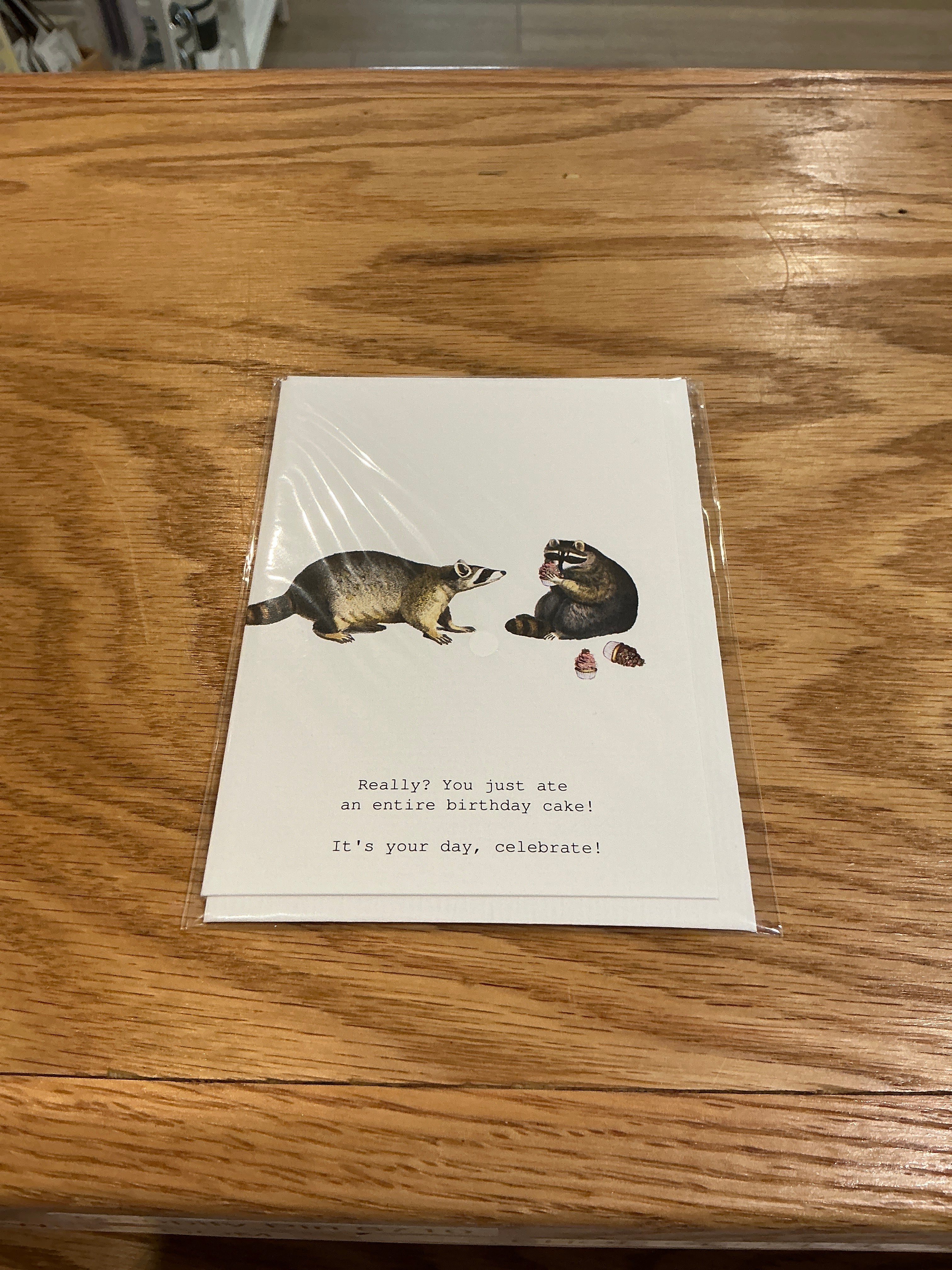 Birthday Card (Raccoons)