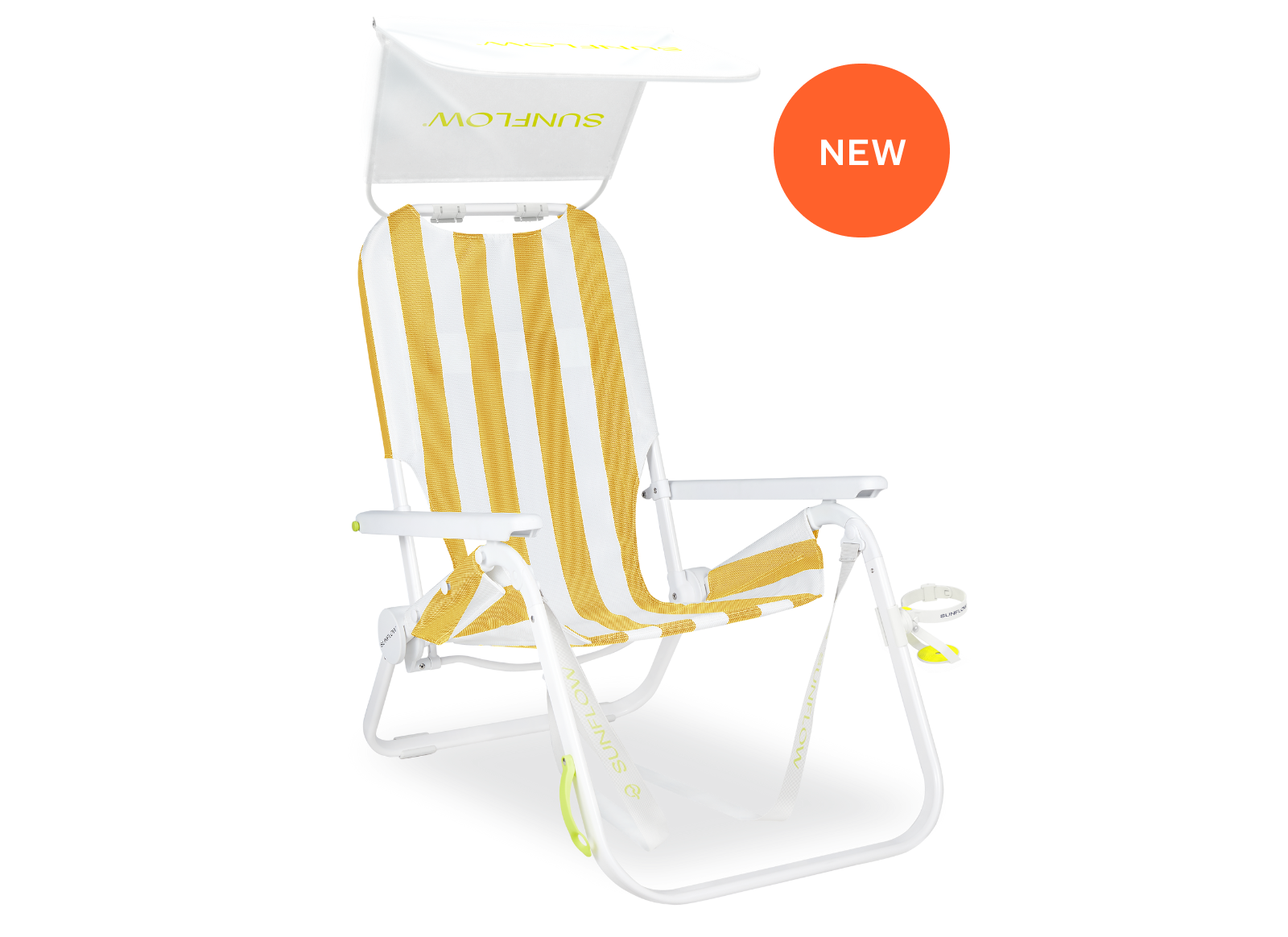The Shore Thing Chair with Sun Shade and Drink Holder