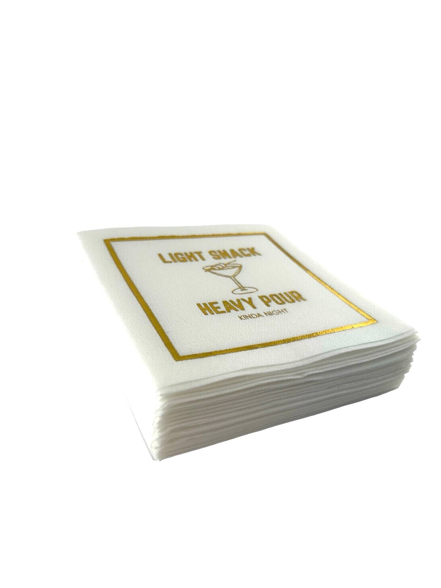 Linen-Feel Cocktail Napkins, Light Snack