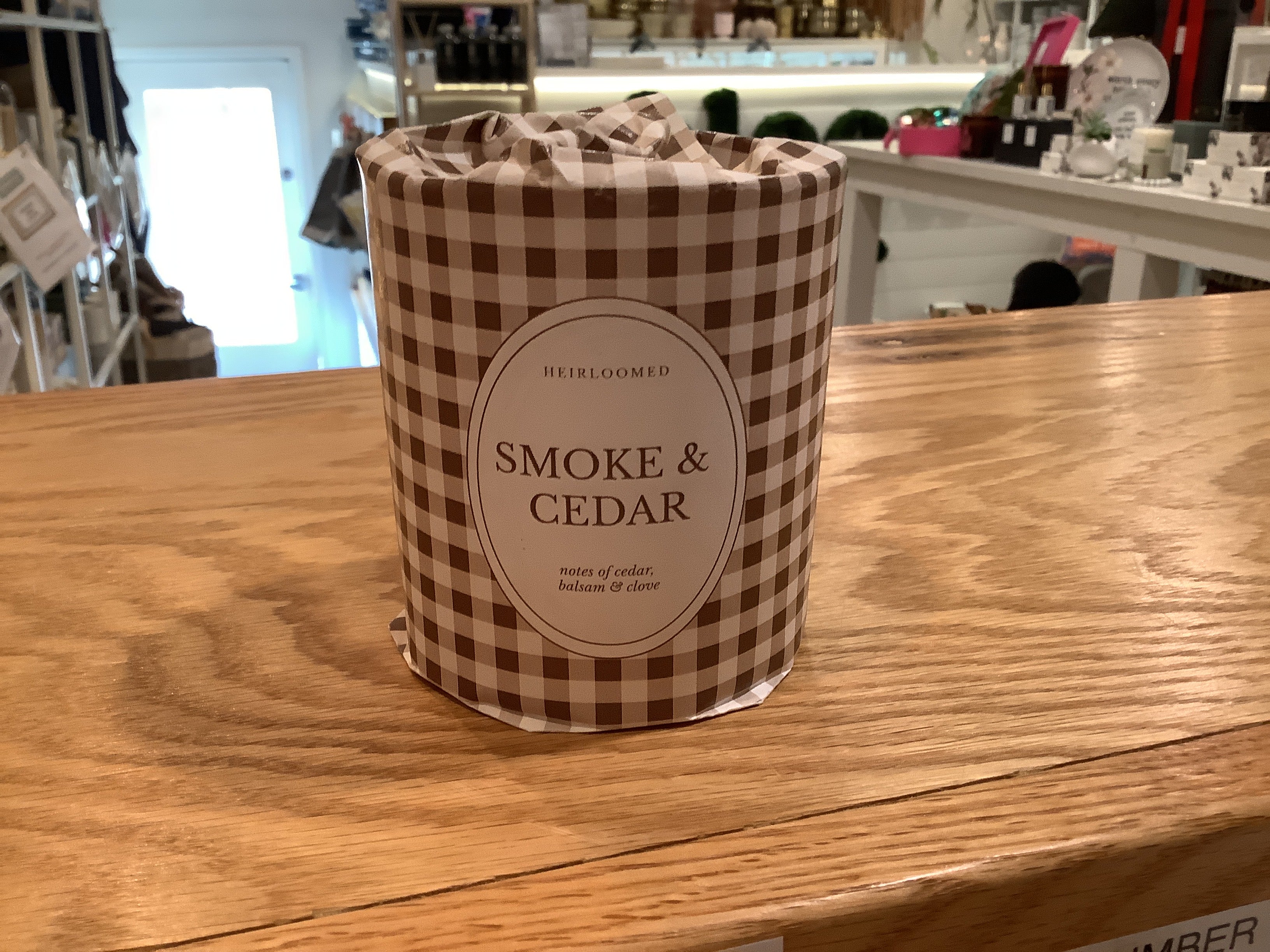 Heirloomed Candle Smoke and Cedar