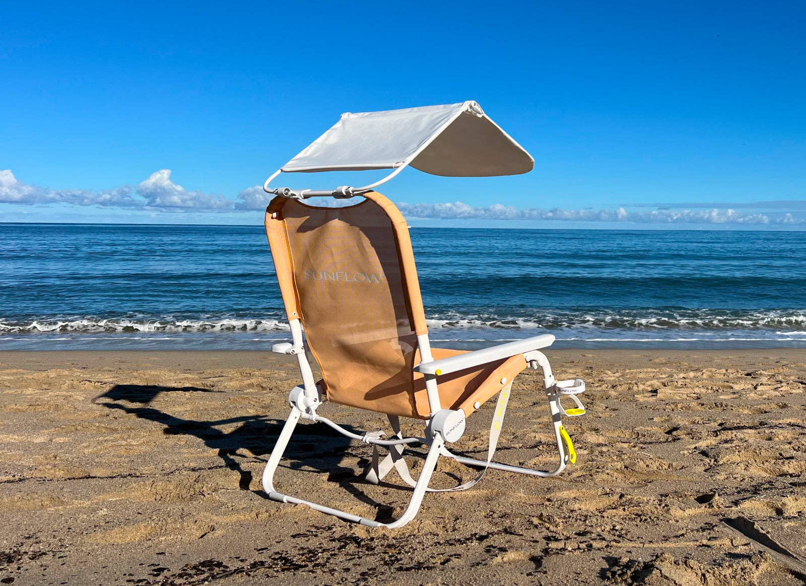 The Shore Thing Chair with Sun Shade and Drink Holder