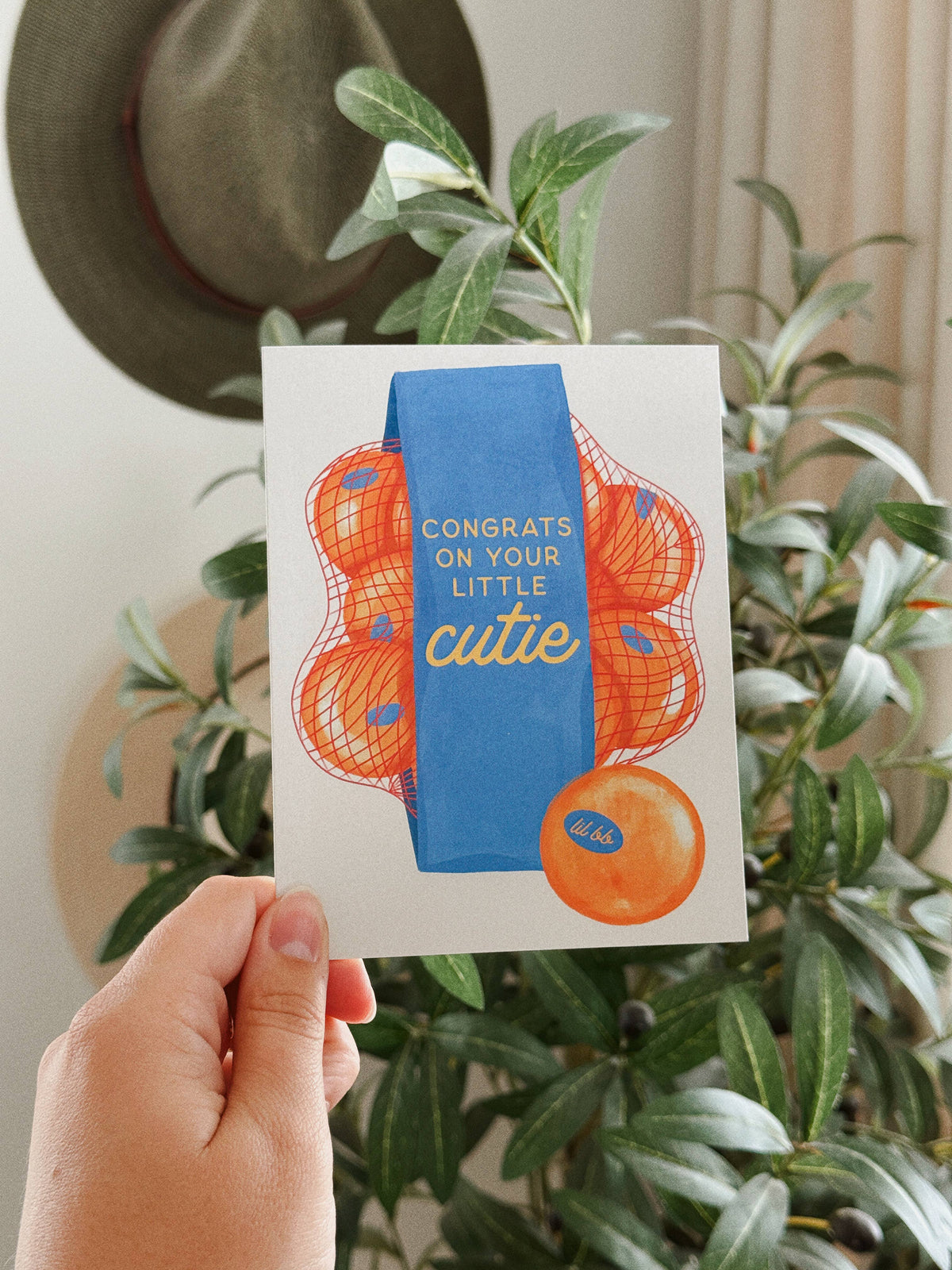 Congrats On Your Little Cutie - New Baby Card