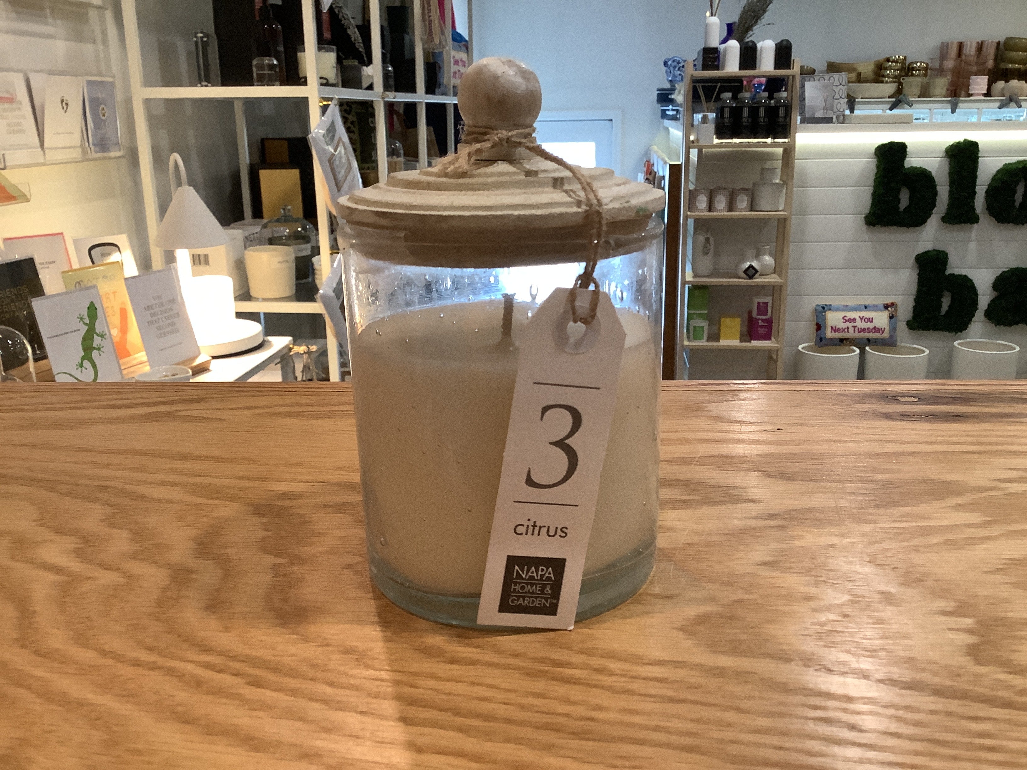 Napa Home and Garden Candle 3 citrus