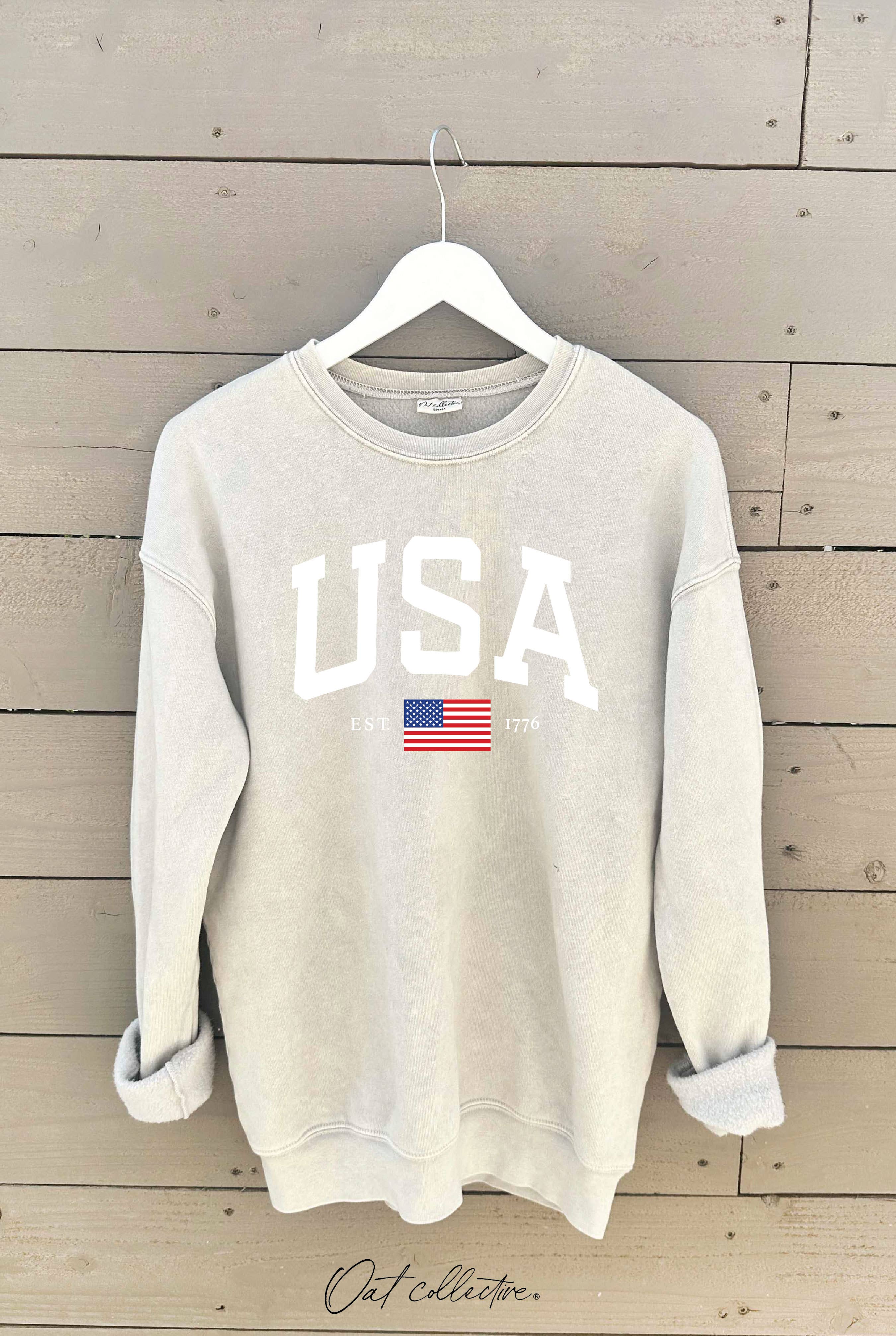 USA EST.1776 Mineral Graphic Sweatshirt