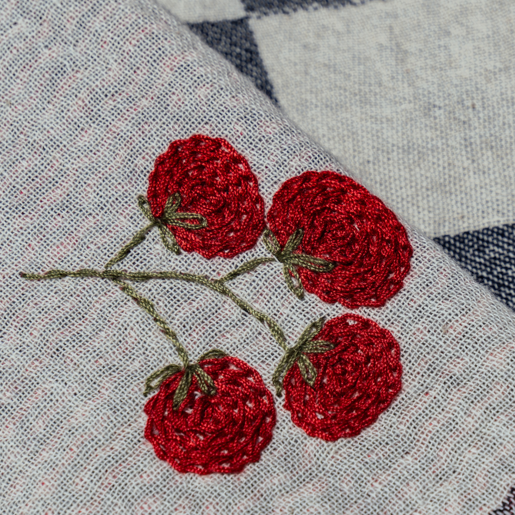 Tomato - Hand Stitched Kitchen Towel