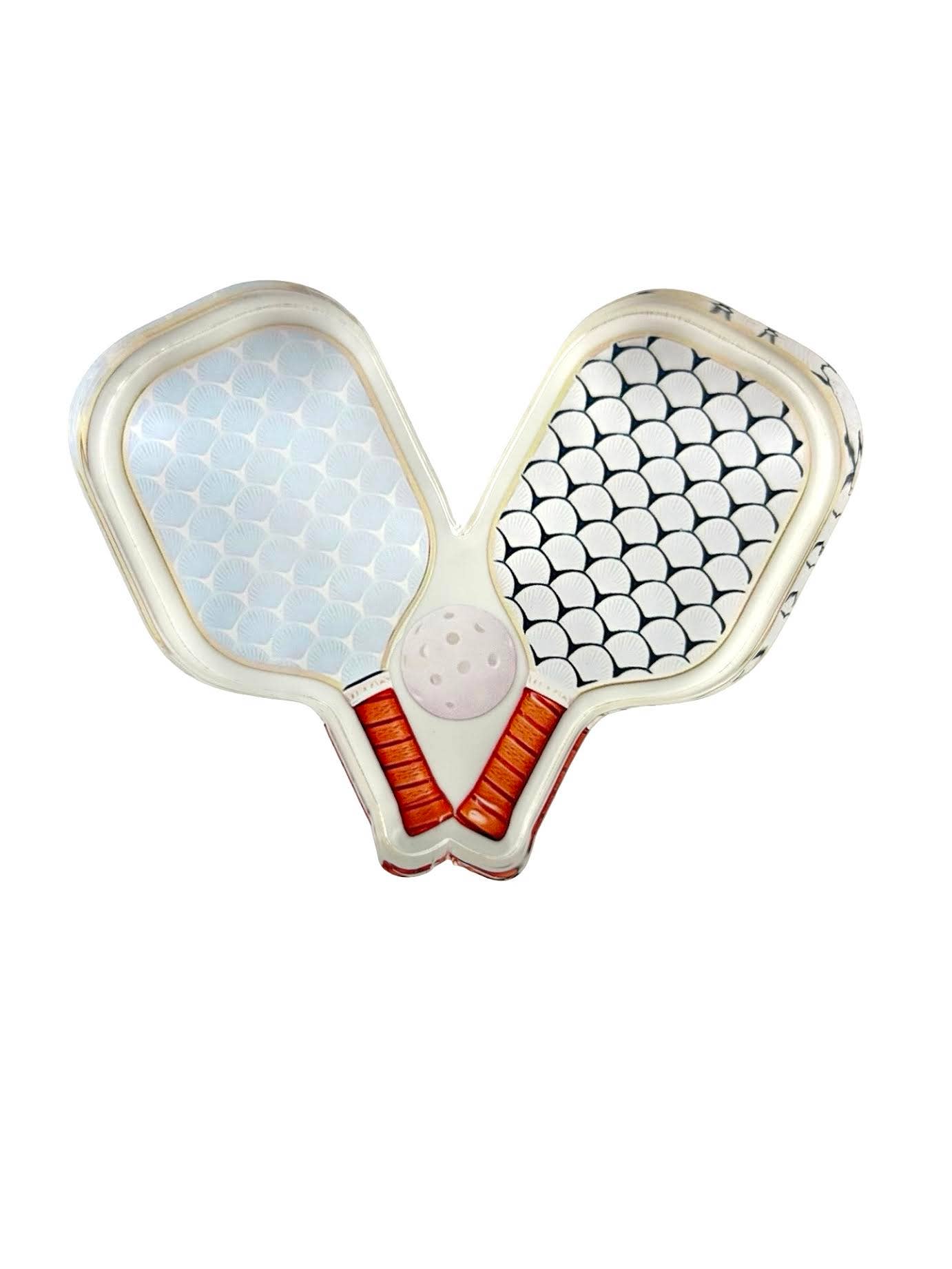 Acrylic Napkin Weight, Pickleball