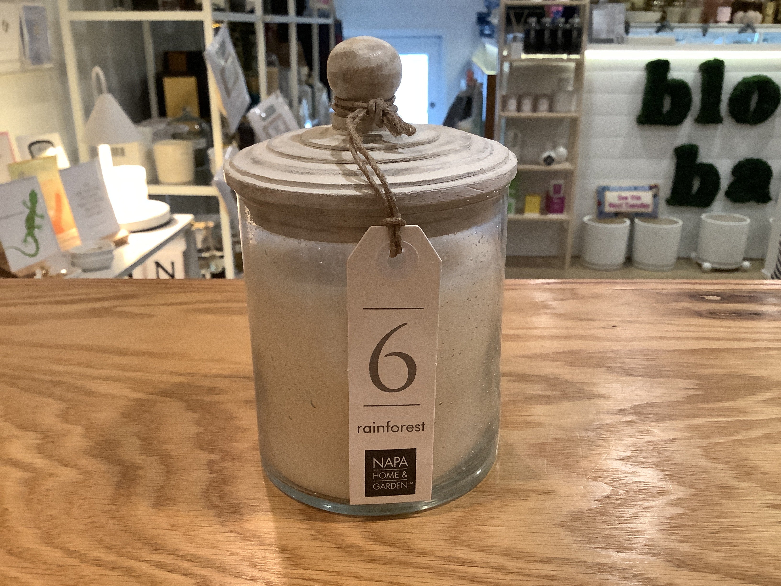 Napa Home and Garden Candle 6 rainforest