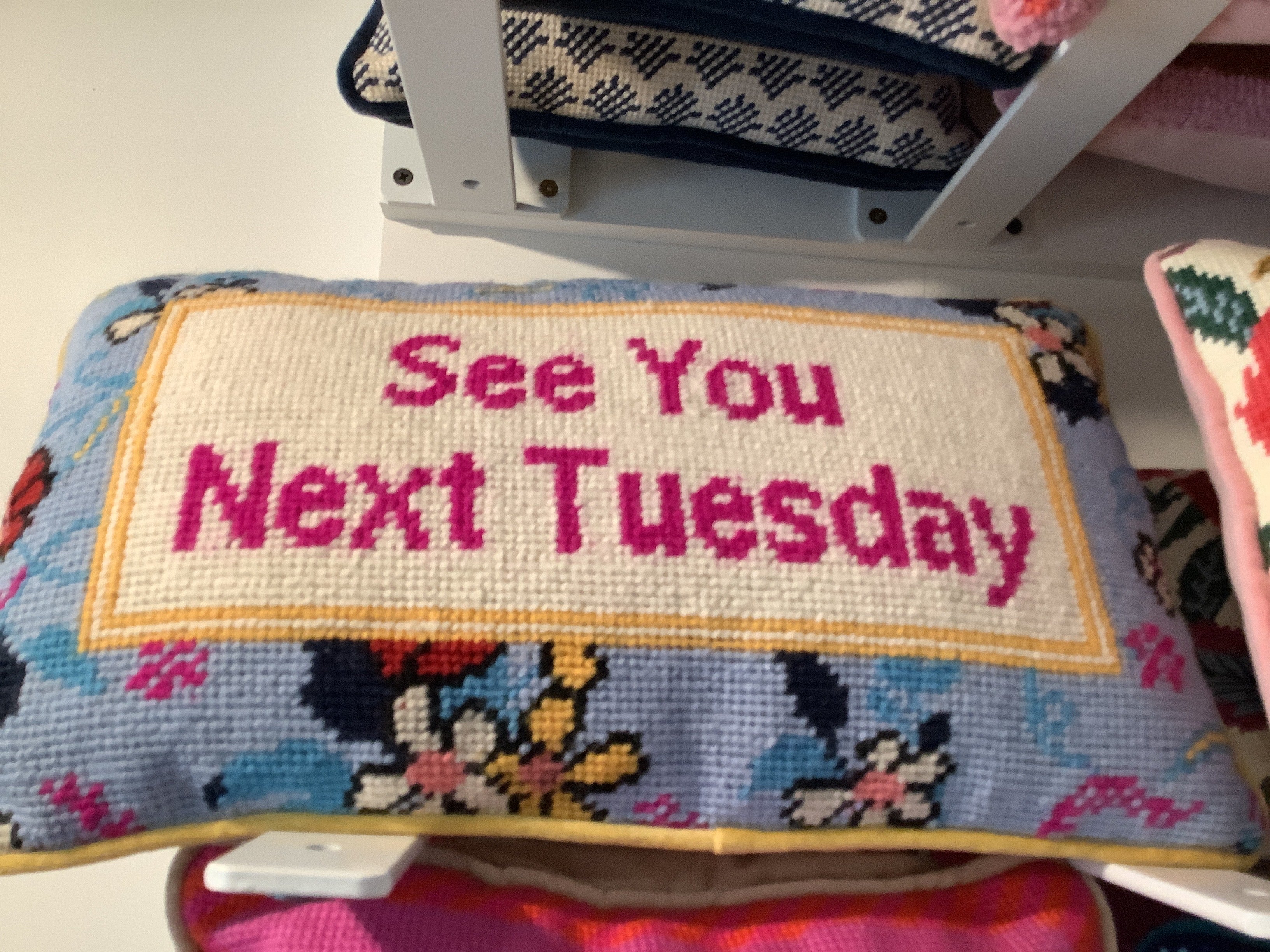 See you next Tuesday Pillow