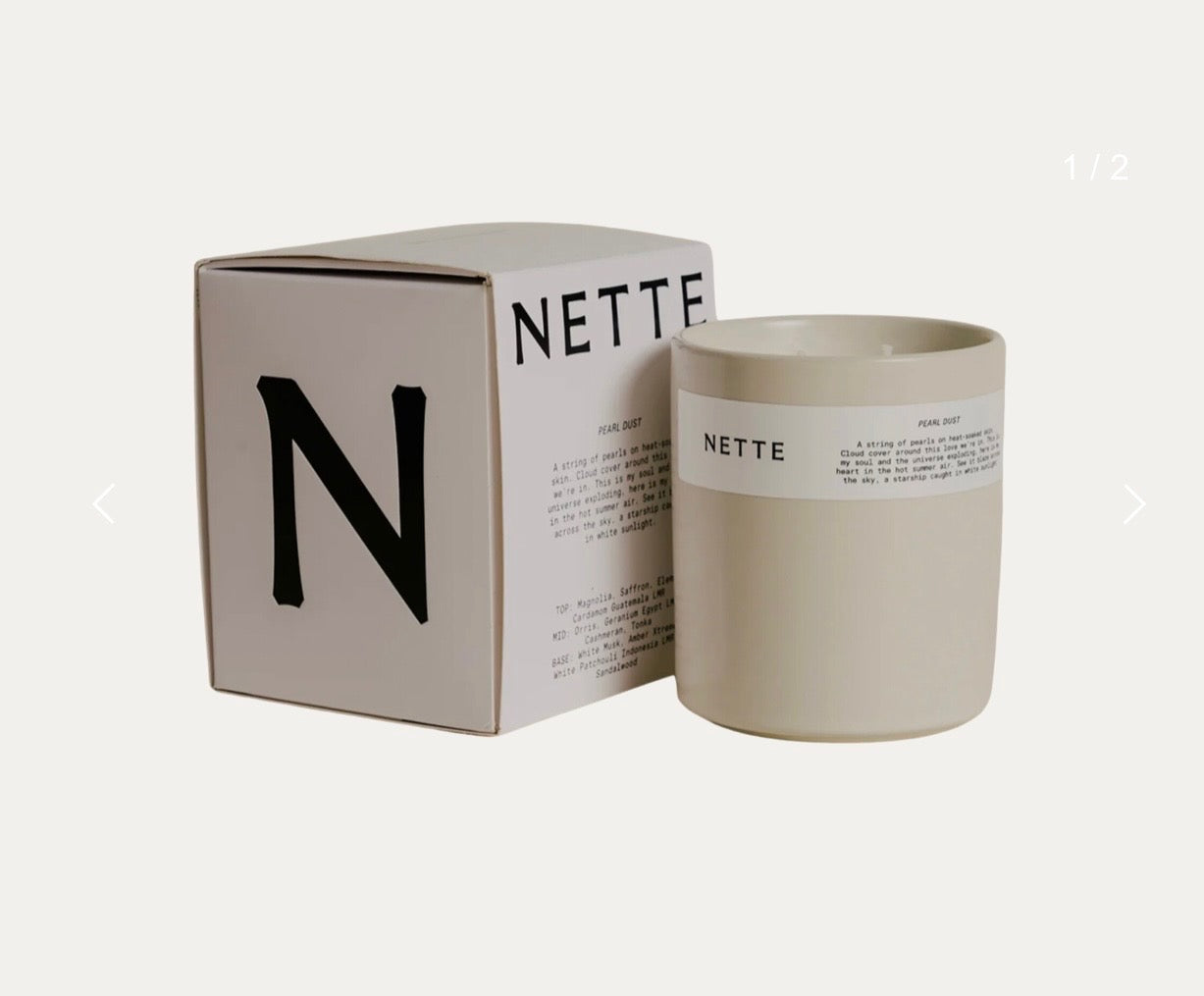Nette Candle-Pearl Dust