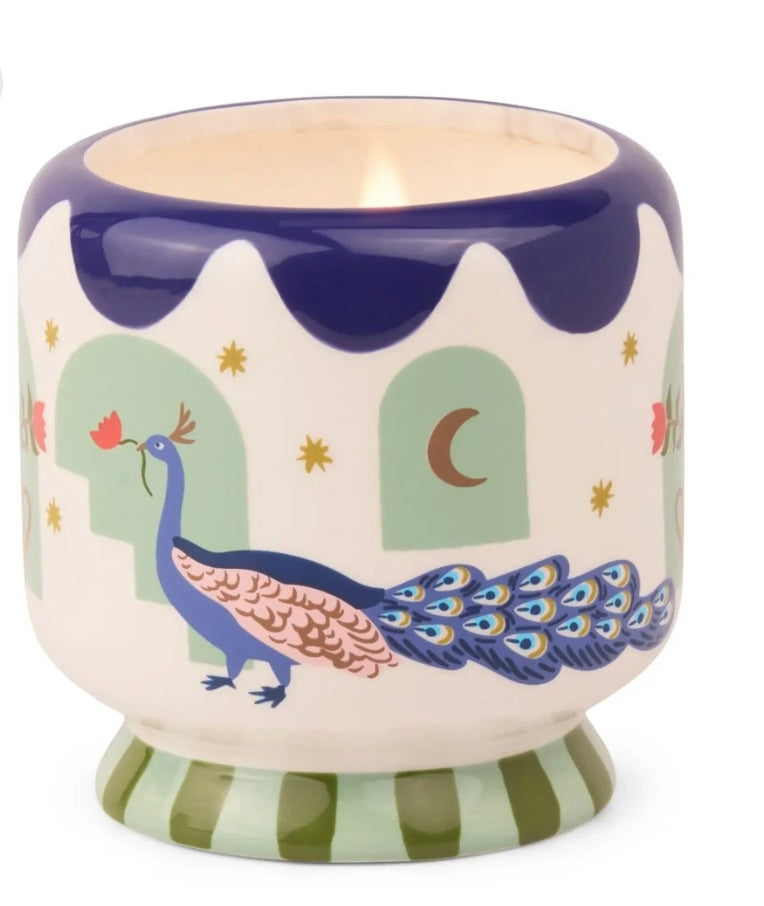 Paddywax Peacock 8oz Misted Lime Candle