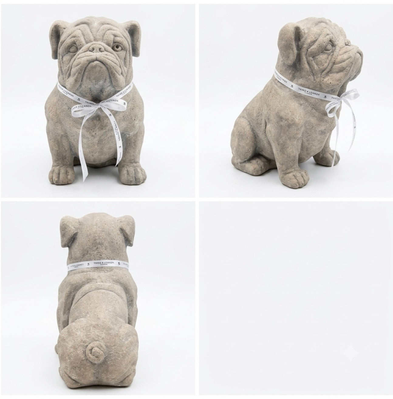 Sitting Bulldog Garden
Resin Statue 16"