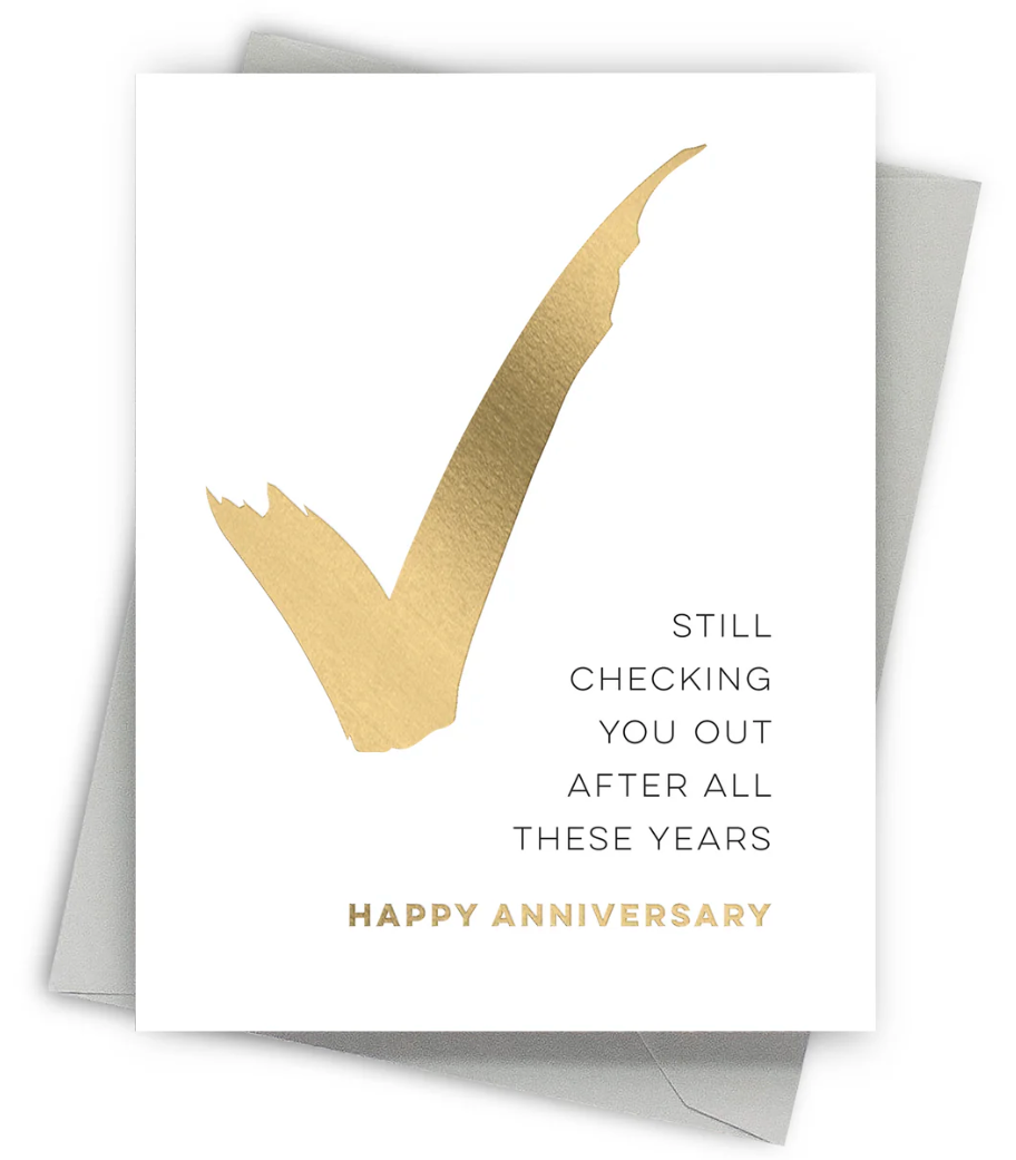 CHECKING YOU OUT CARD