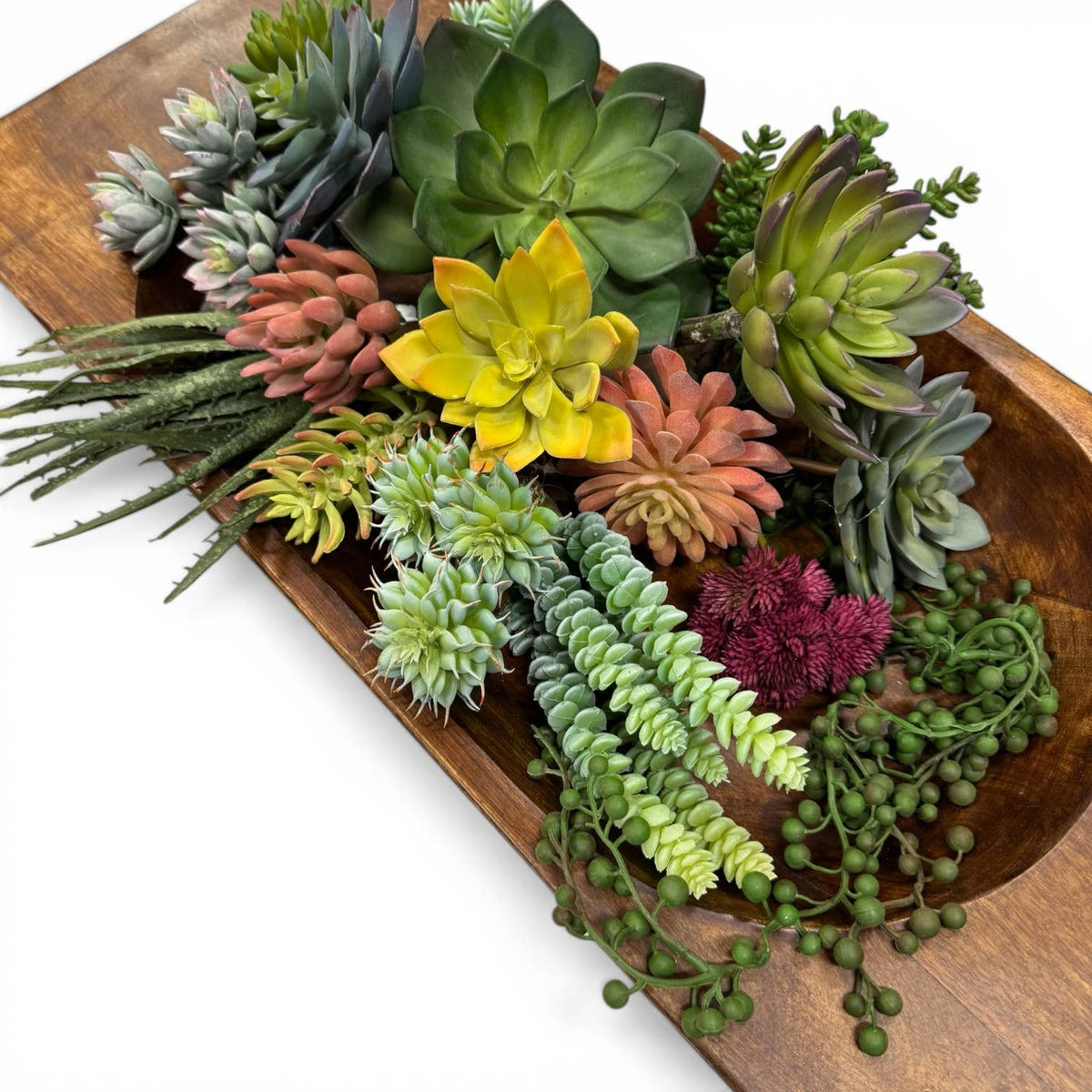 Life-Like Succulent Assortment – 15pc Set (4–8")