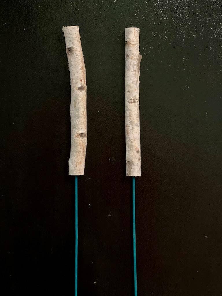 Birch Mini Pole W/Pick