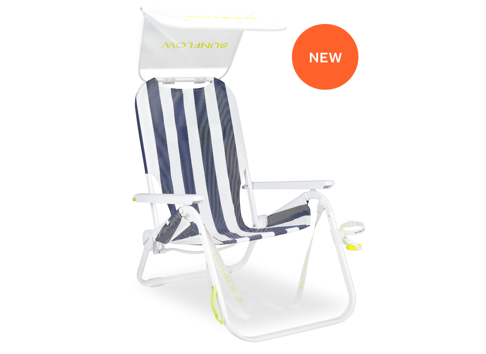 The Shore Thing Chair with Sun Shade and Drink Holder