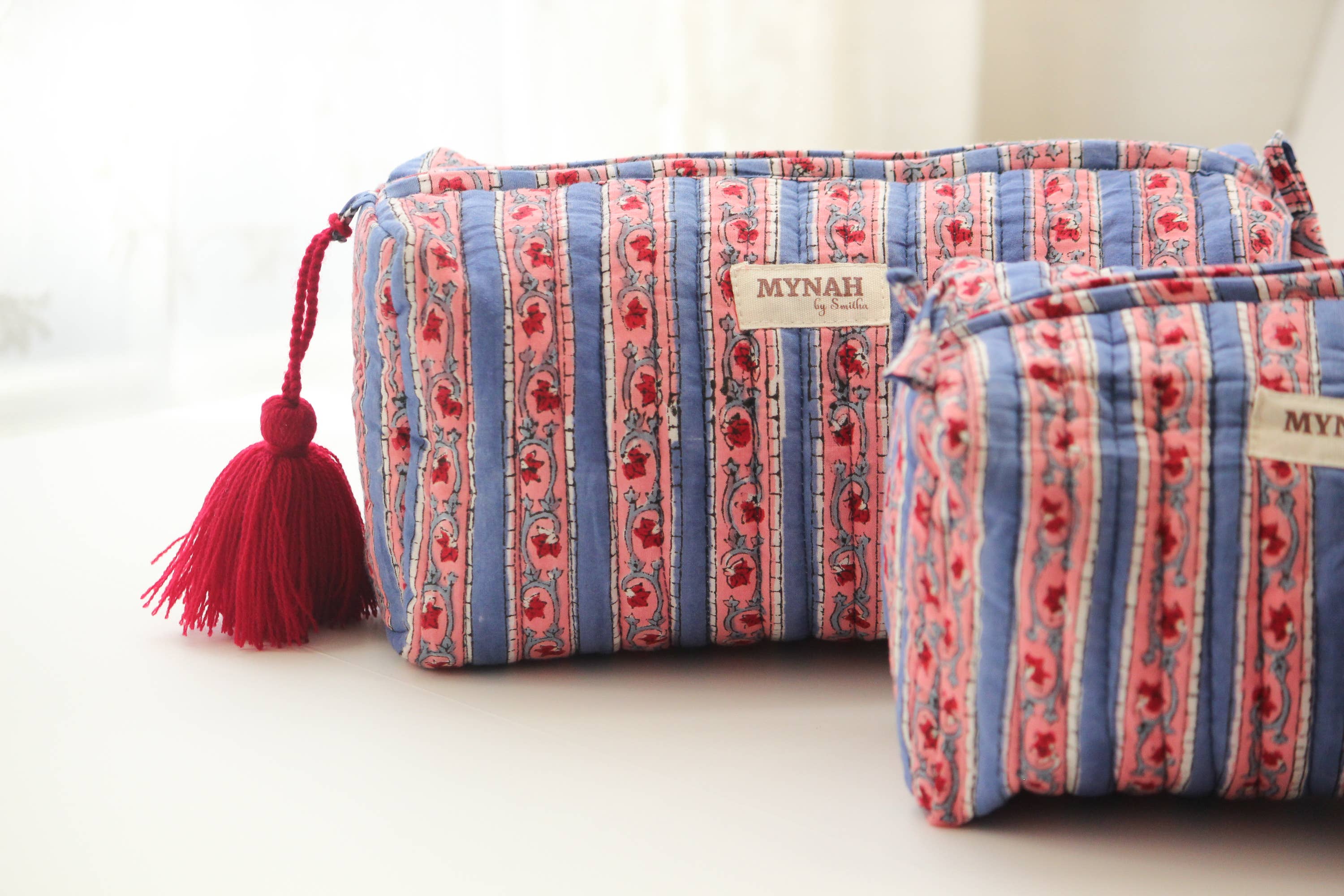 Nantucket strip travel/make up/organizer/wash bag-LARGE ONLY