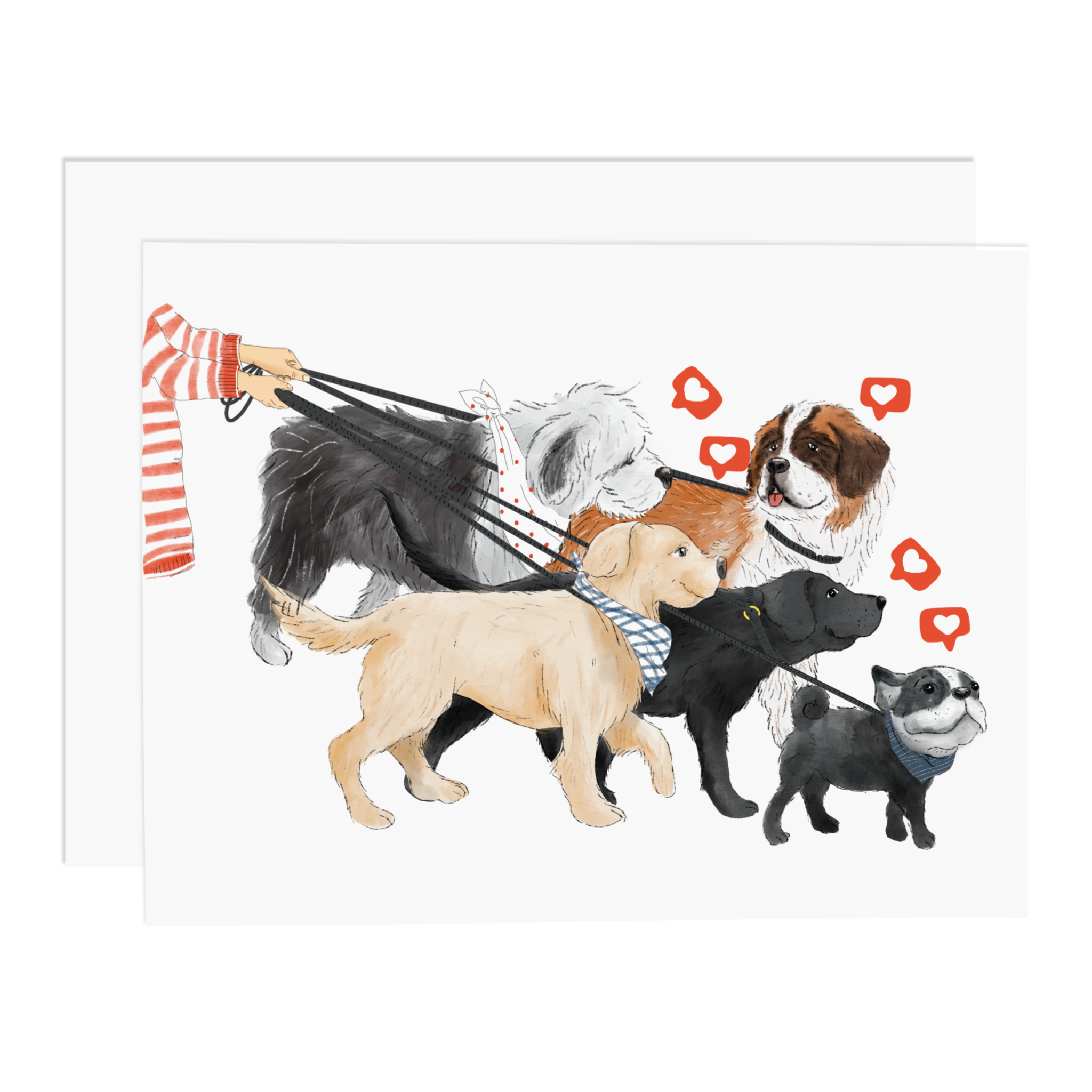Dog walk Card