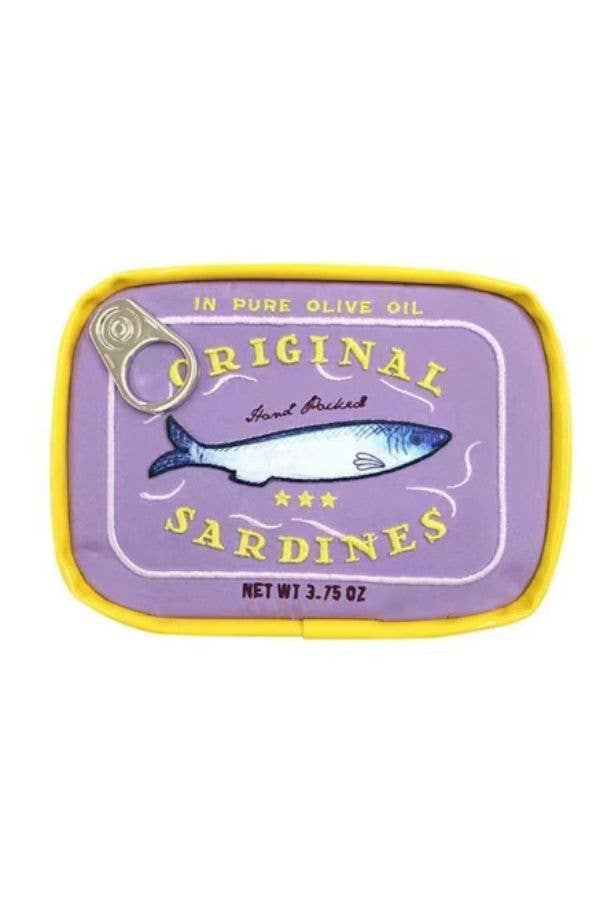 Sardine's Tin Can Gift Cosmetic Bag-Blue