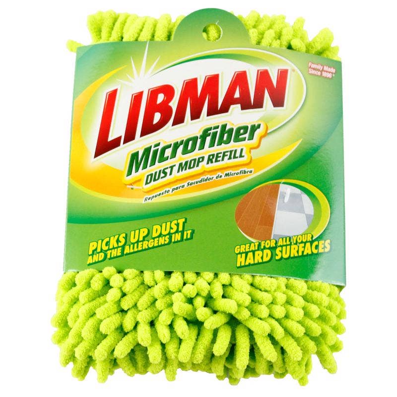 Libman 18.5" Microfiber Mop Refill, 6-Pack