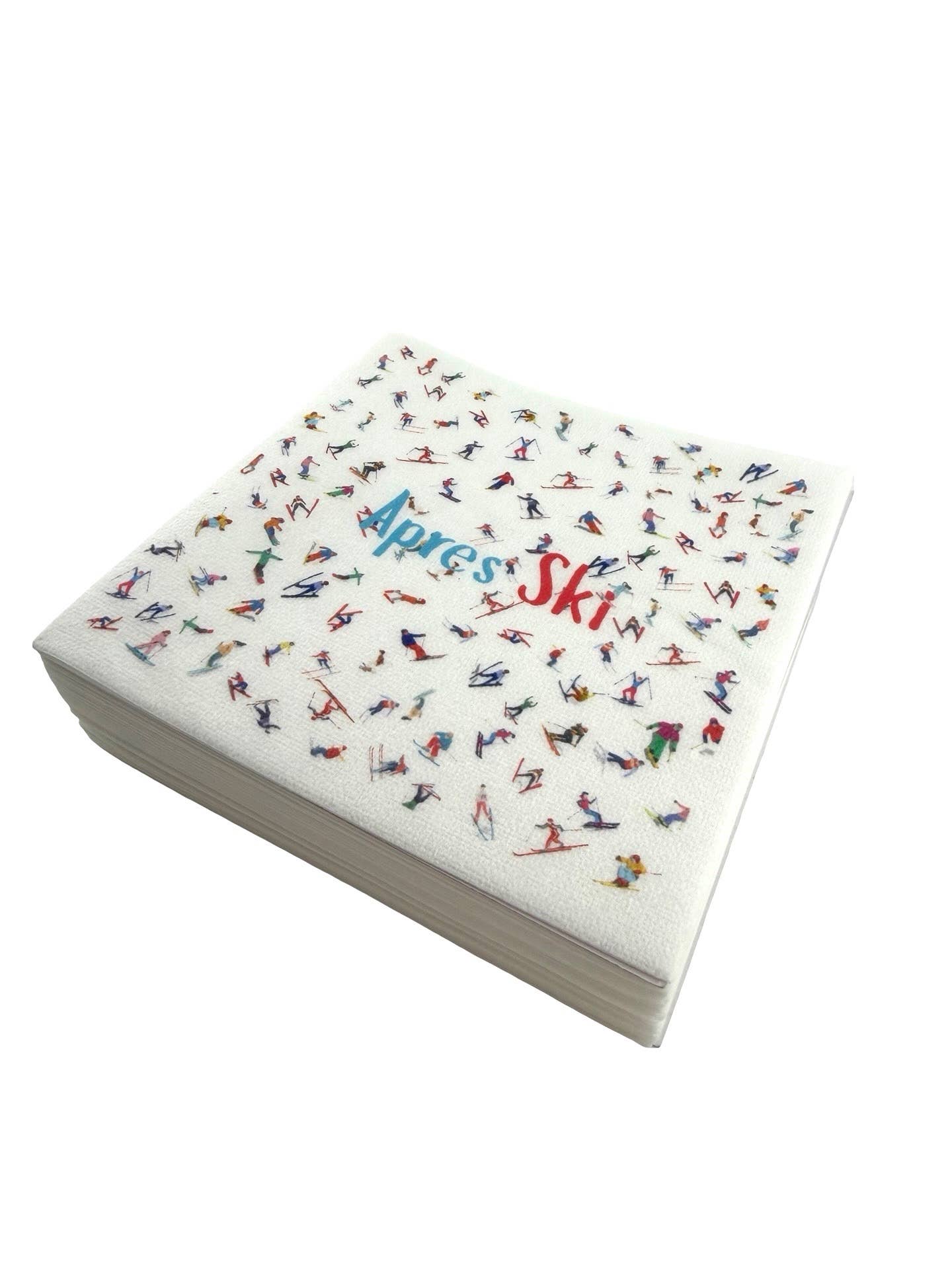 Linen-Feel Cocktail Napkins, Apres Ski