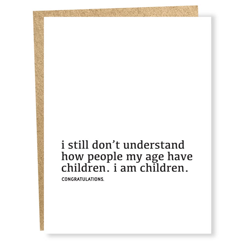 I Am Children Card-Congratulations