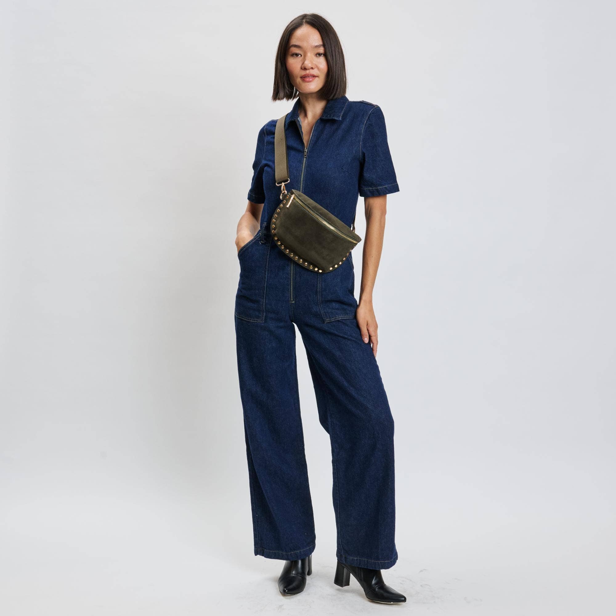 Moda Luxe Gizelle-Suede Belt Bag