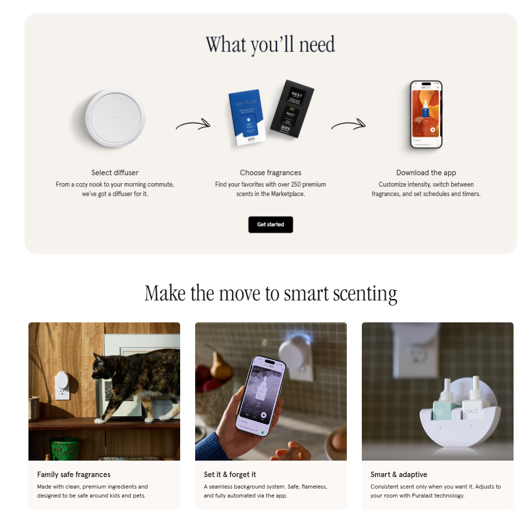 Pura Home Mini™ Smart Home Fragrance Diffuser