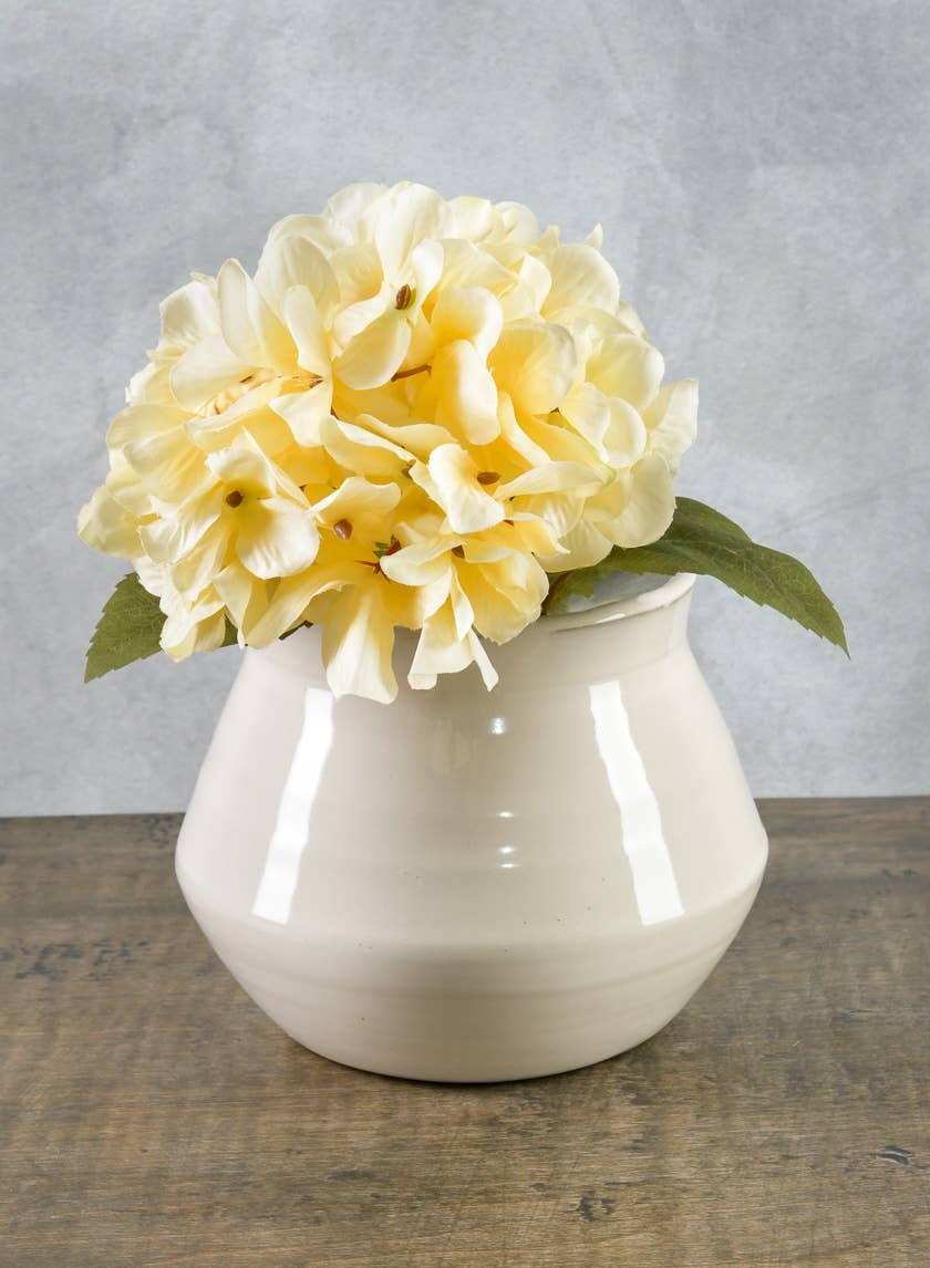 7in Wide Kasama White Artisan Bowl
