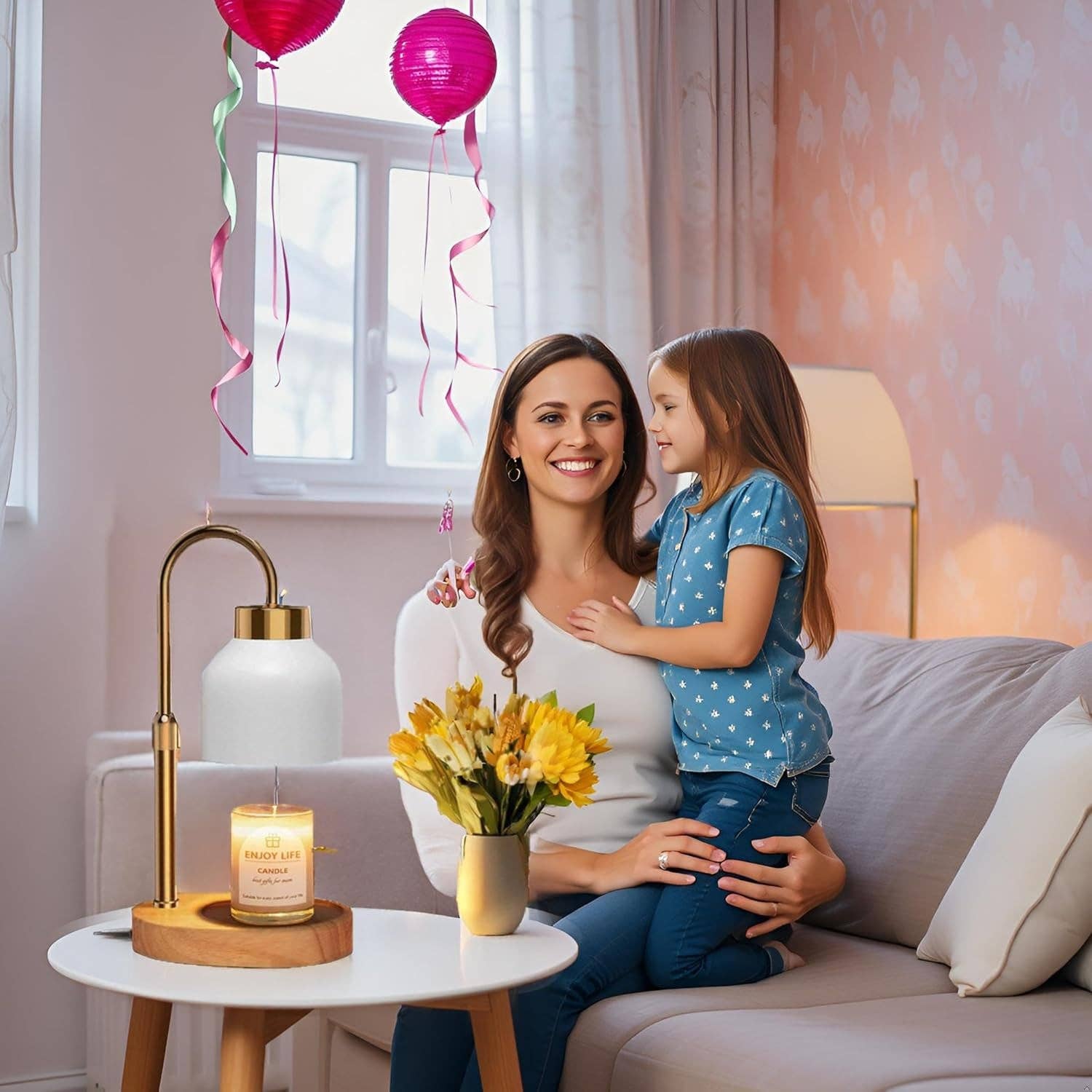 Candle Warmer Lamp With Adjustable Dimmer Brightness