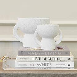 Double Handle Vase - Short