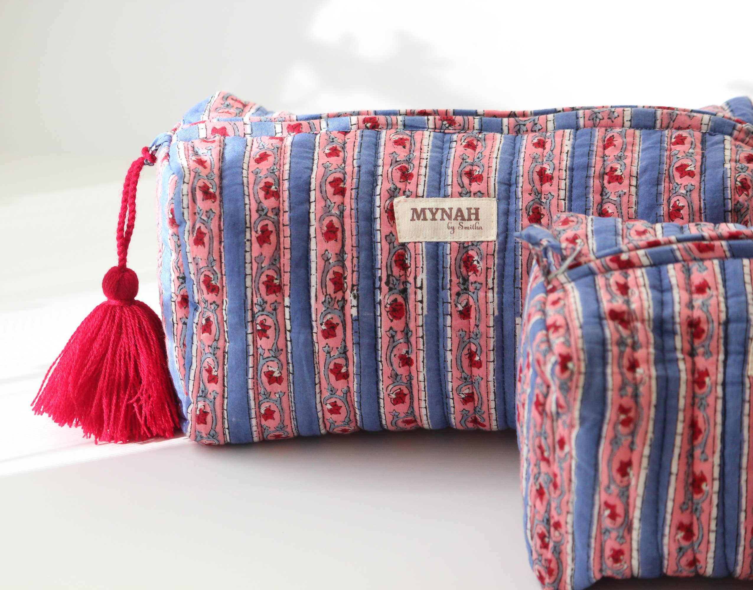 Nantucket strip travel/make up/organizer/wash bag-LARGE ONLY