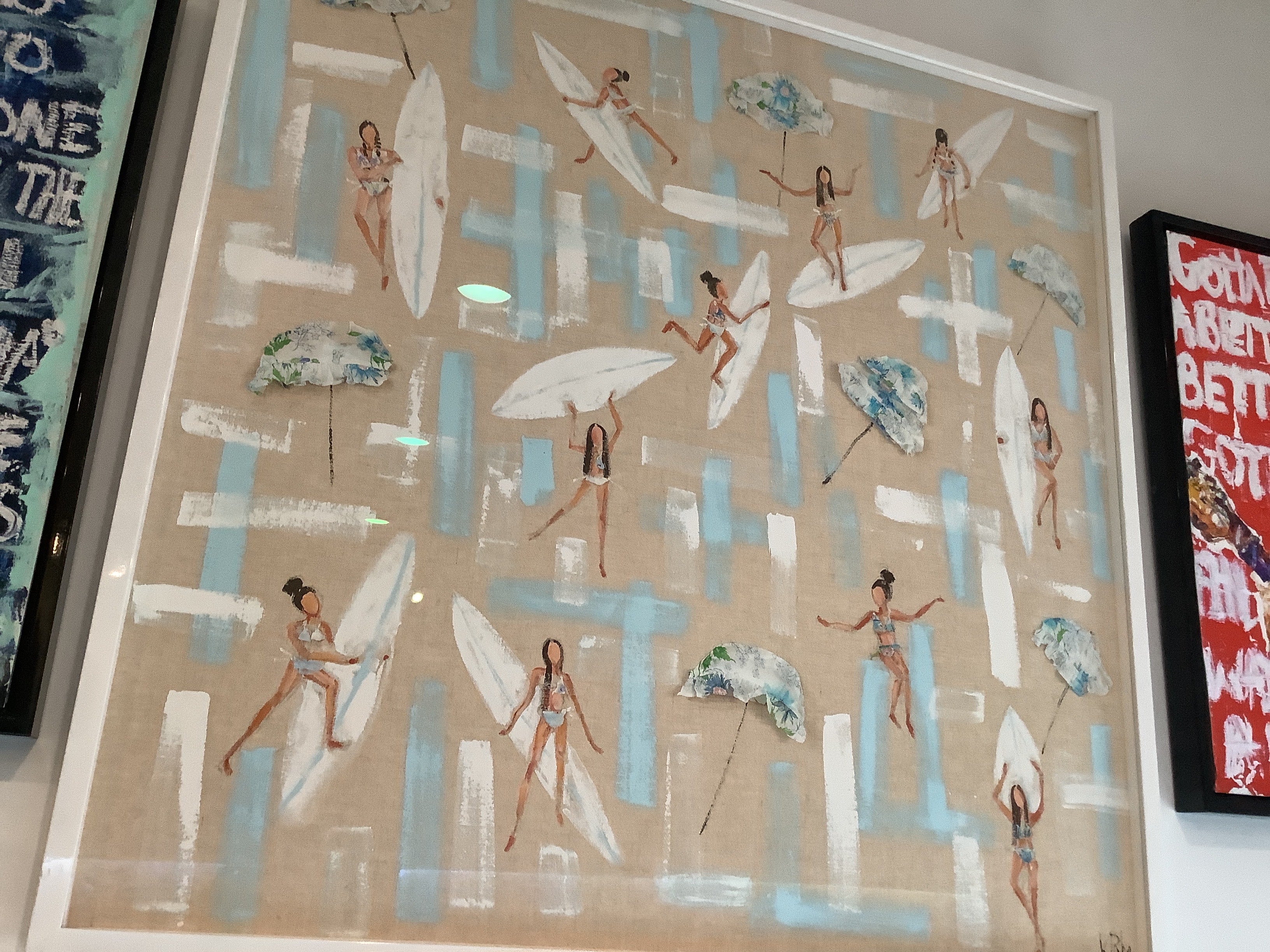 KPalm Art-Beach/surfboard