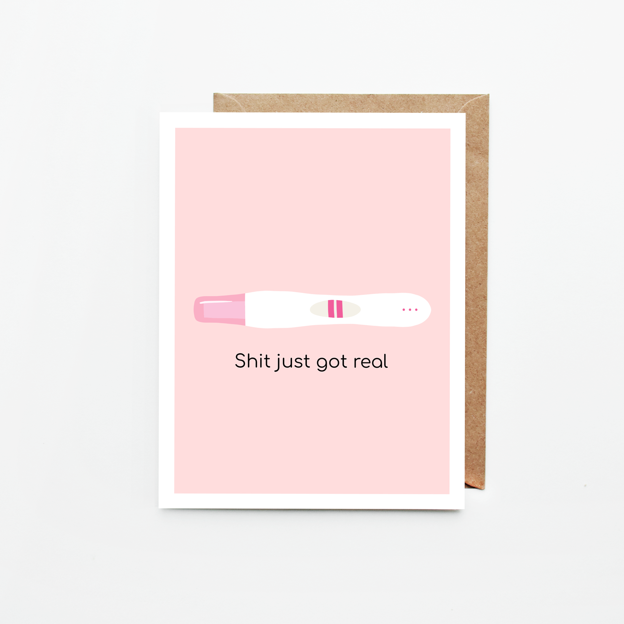 Shit Just Got Real Pink