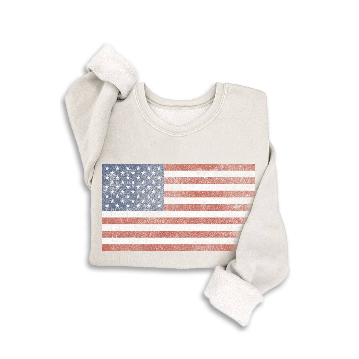 VINTAGE AMERICAN FLAG MINERAL SWEATSHIRTS