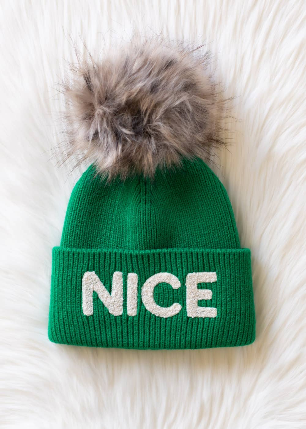 Nice Knit Pom Hat