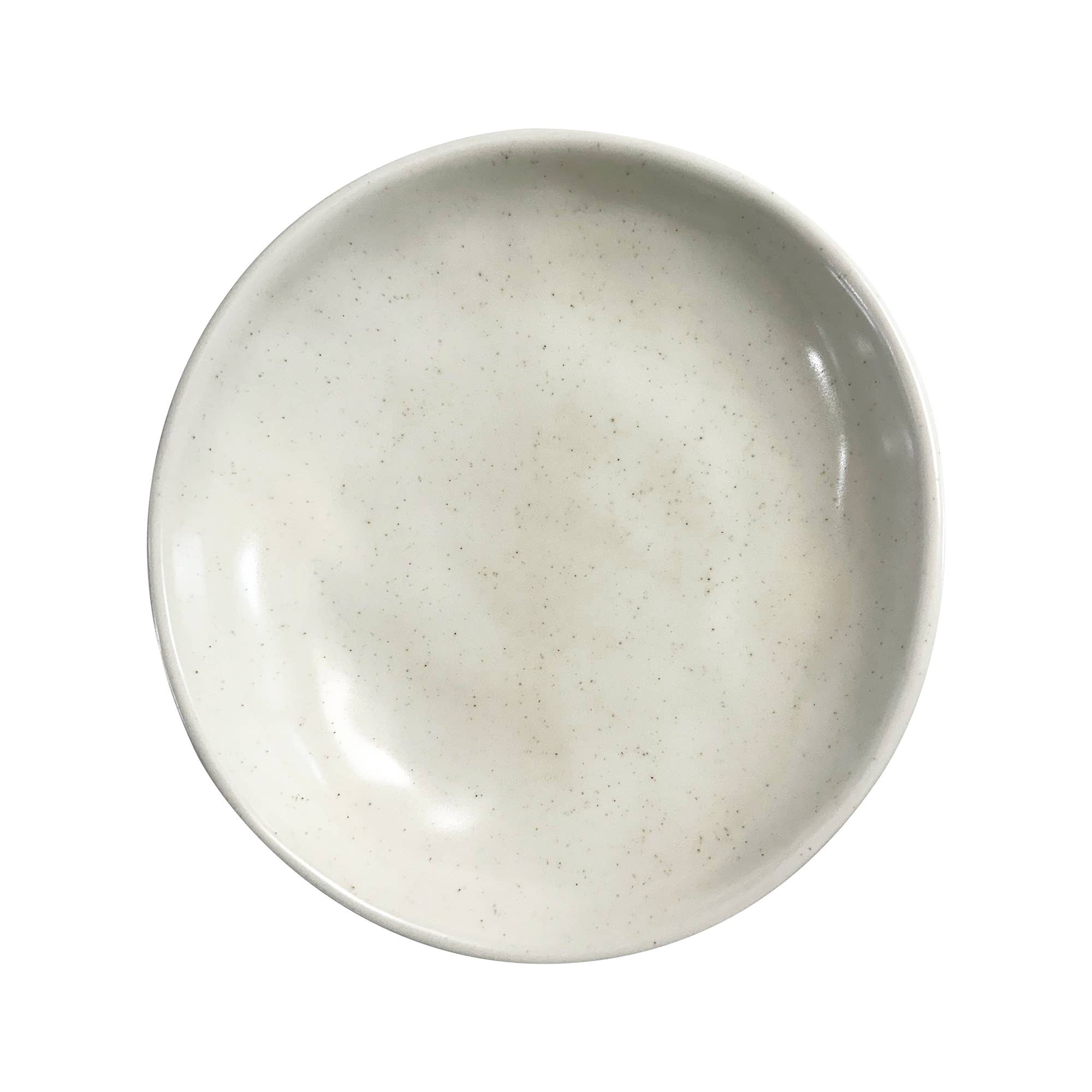 Fox Run White Ceramic Fruit Bowl, 3.5" x 8" x 9"