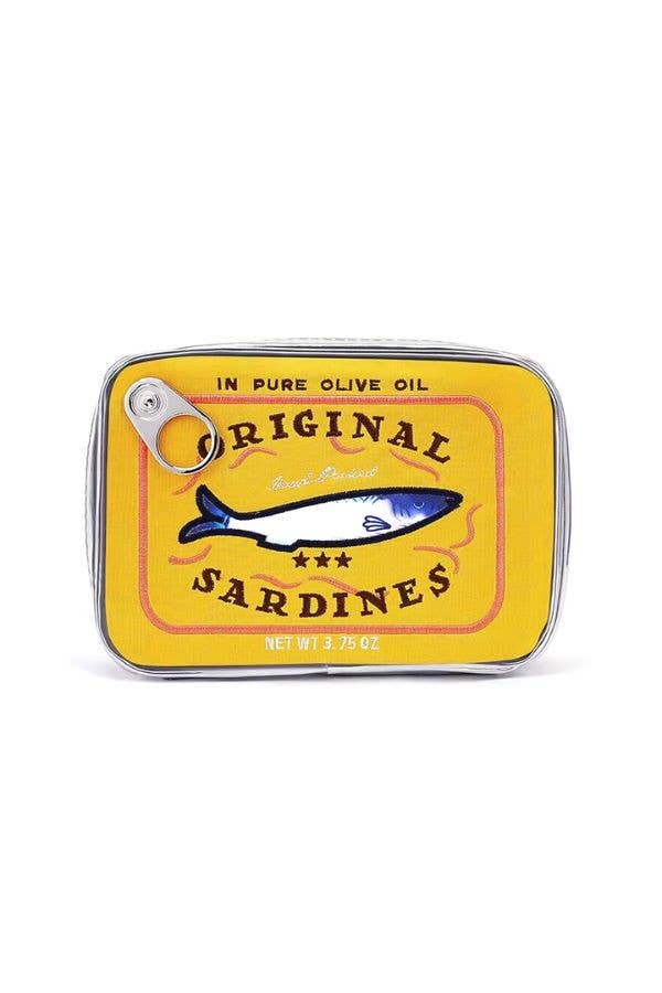 Sardine's Tin Can Gift Cosmetic Bag-Orange