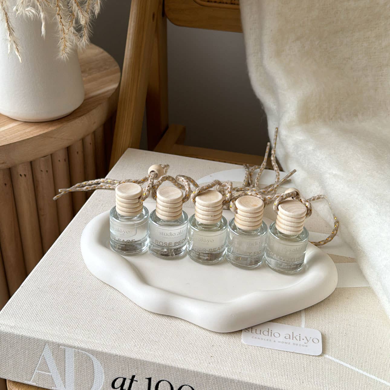 Car Diffuser Rose + Peony | Hanging Diffuser | Air Freshener