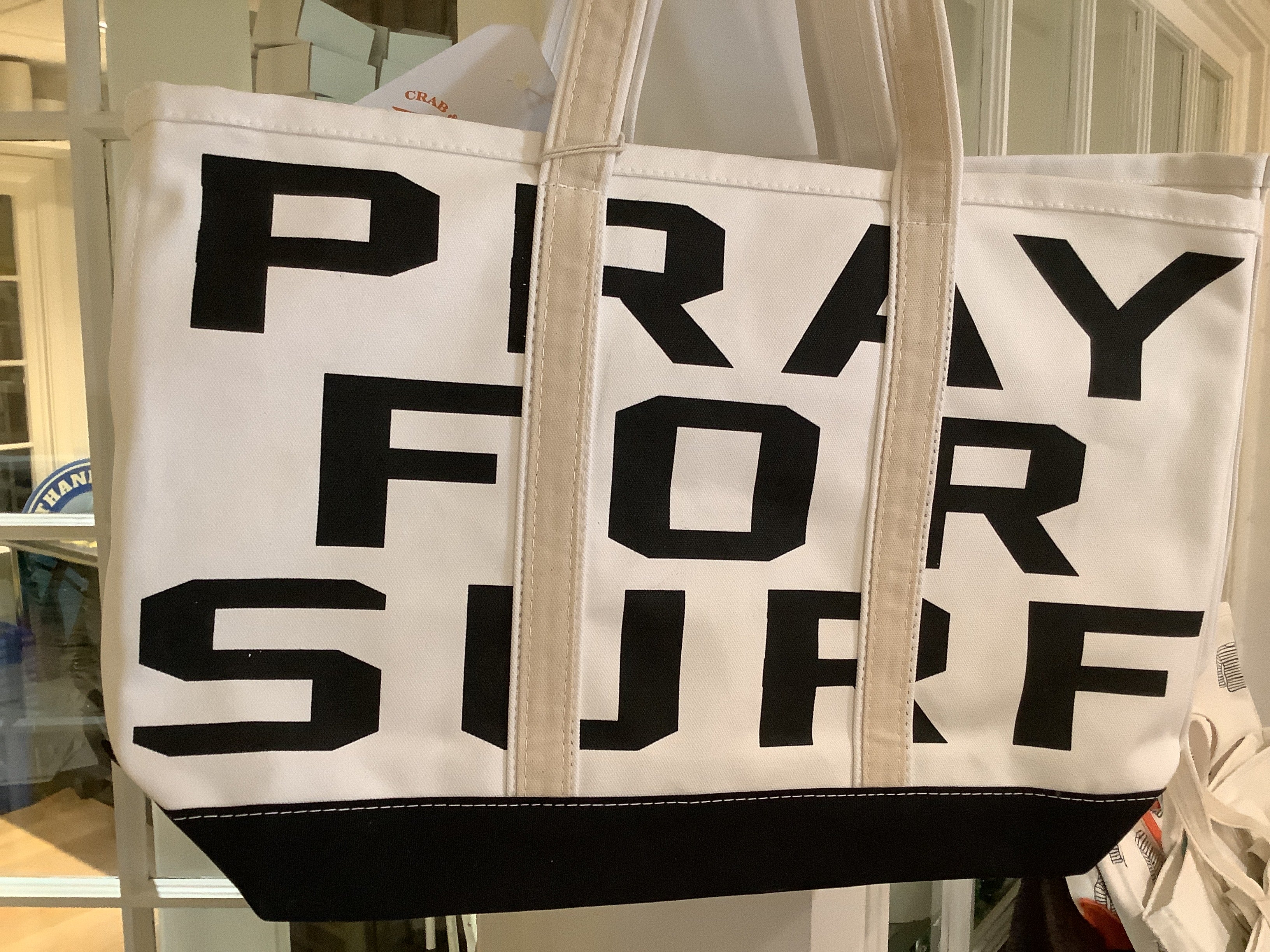 Crab & Cleek - Tote Bag- Pray for Surf