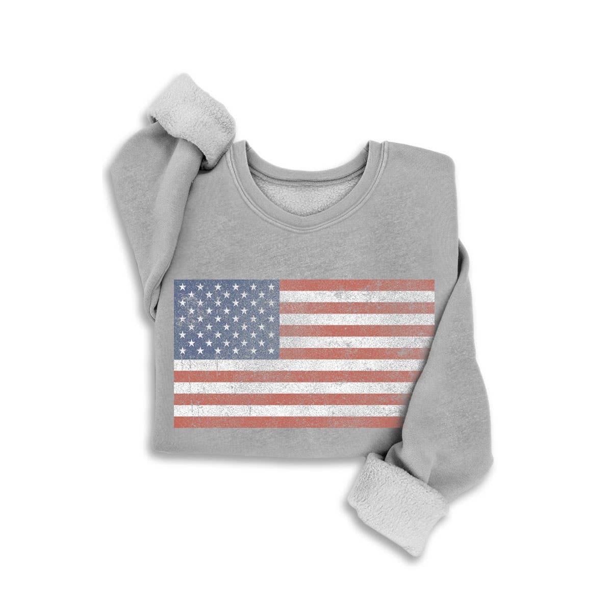 VINTAGE AMERICAN FLAG MINERAL SWEATSHIRTS