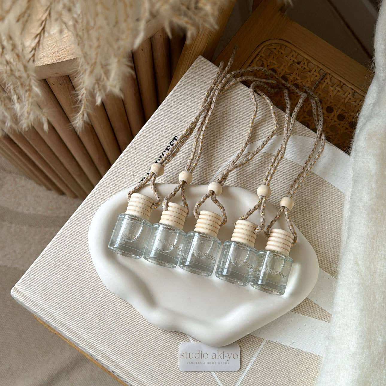 Car Diffuser Rose + Peony | Hanging Diffuser | Air Freshener